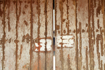 Old door panels