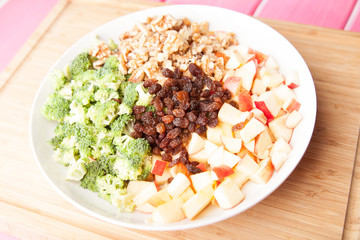 Healthy whole food salad vegetarian, 