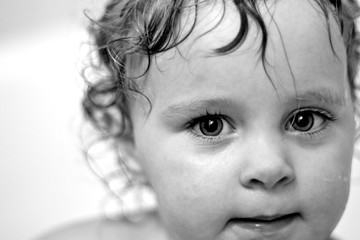 portrait of a little girl
