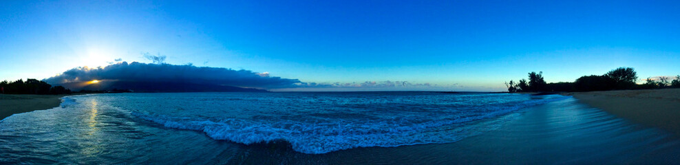 Fototapeta na wymiar Panoramas Paia, Hawai'i, Pacific Ocean Apple iPhone 5s