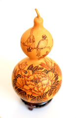 Gourd pyrographic artworks