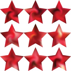 Collection of pentagram colored backgrounds.