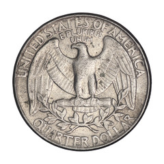 american quarter dollar coin from 1992