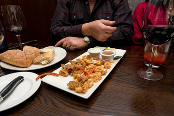 Calamari Dinner Appetizer