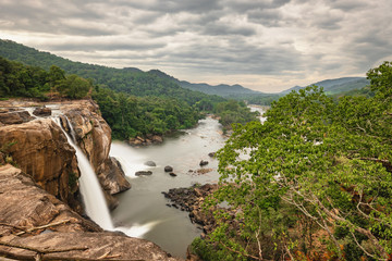 Athirappilly waterfalls in Kerala, India