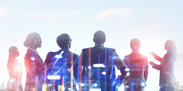 On guardiance of your interests . Mixed media - Powered by Adobe