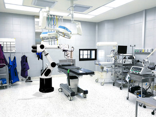 Medical robot arm the technology artificial intelligence patient treatment