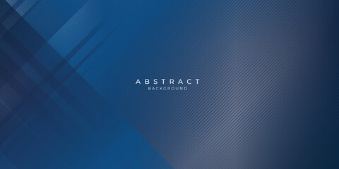 Abstract background blue with stylish lines and square shape color gradation modern luxury futuristic technology vector illustration.