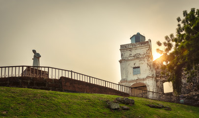Saint Paul's Church in Malacca City, Malaysia