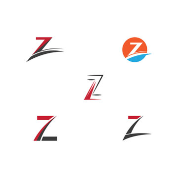 Set Z  Logo Template vector symbol