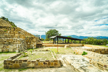 Fototapeta na wymiar Mexican Zapotec Ruin 
