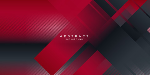 Modern Red Black Abstract Background Presentation Design