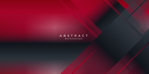 Modern Red Black Abstract Background Presentation Design