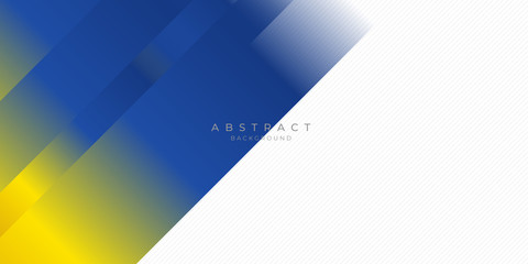 Blue yellow white abstract background suit for presentation design