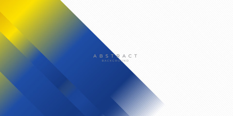 Blue yellow white abstract background suit for presentation design
