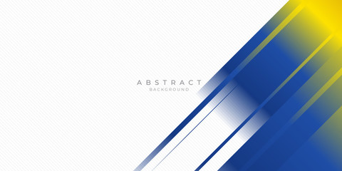 Blue yellow white abstract background suit for presentation design
