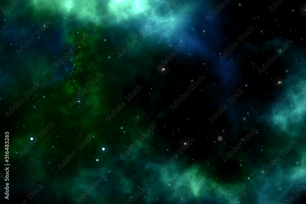 Canvas Prints abstract space background