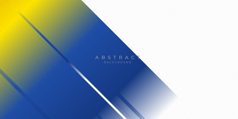 Blue yellow white abstract background suit for presentation design