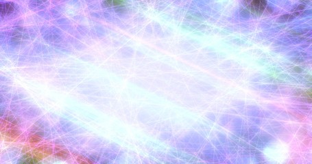 Magic space colorful shapes