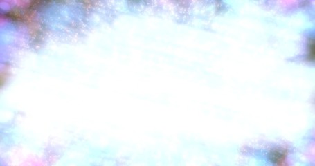 Magic space colorful shapes