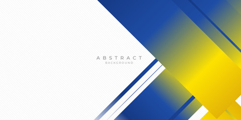 Blue yellow white abstract background suit for presentation design