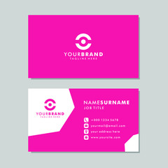 Modern Business Card Design Template. Professional Visiting Card.