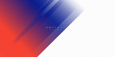 Modern red blue abstract background with stylish line square suit for presentation design