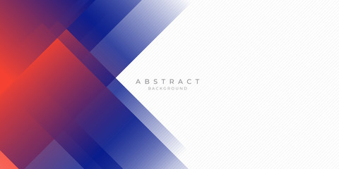 Fototapeta premium Modern red blue abstract background with stylish line square suit for presentation design