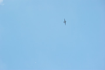 U-2  Reconnaissance plane on the sky