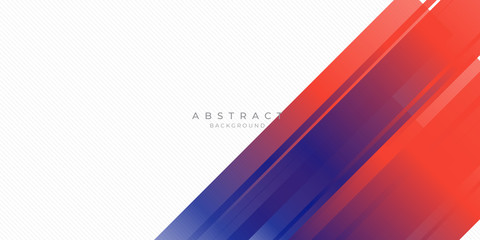 Modern red blue abstract background with stylish line square suit for presentation design