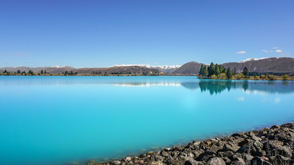blue lake lake turquoise lake tekapo lake pukaki new zealand