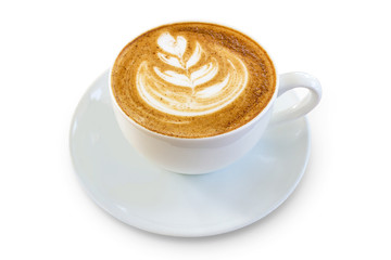 Hot mocha latte coffee or cappuccino