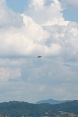 Exciting Air-Show in the airport