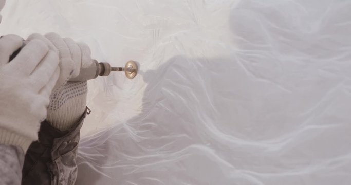 Mason artist sculpt marble relief