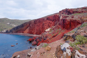 サントリーニ島の風景