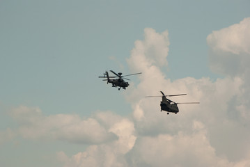 Exciting Air-Show in the airport