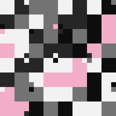 Abstract Vector Mosaic Pattern Design