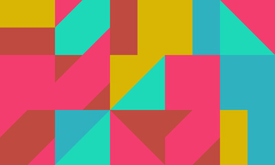 Unusual Vector Abstract Geometric Artwork