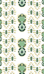 Abstract embroidery seamless ikat pattern Abstract embroidery seamless ikat pattern Geometric abstract ornament background