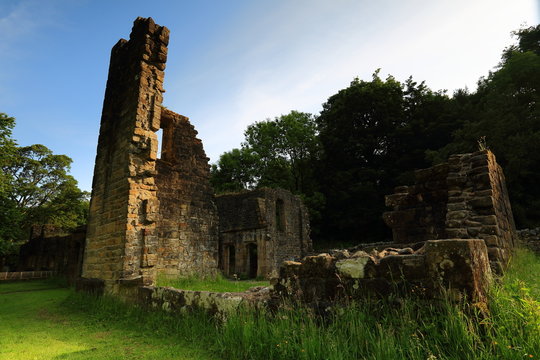 Ruins of Wycoller Hall, Lancashire