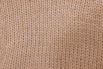 Knitted sweater made of wool
