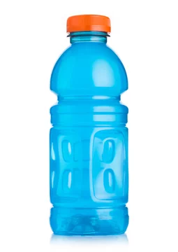 Blue Shape Circular Plastic Bottles Isolated On White Background Stock  Photo, Picture and Royalty Free Image. Image 108610569.