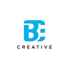 Obraz premium Letter B Logo. minimalist Unique modern geometric creative elegant. Vector icon