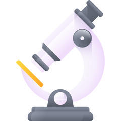 microscope illustration vector icon