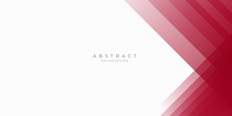 Obraz premium Abstract modern background gradient color. Red maroon and white gradient with stylish line and square decoration suit for presentation design.