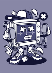 Funny Creative Cartoon Character