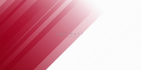 Abstract modern background gradient color. Red maroon and white gradient with stylish line and square decoration suit for presentation design.