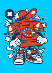 Funny Creative Cartoon Character