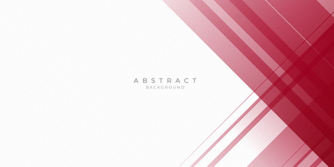 Abstract modern background gradient color. Red maroon and white gradient with stylish line and square decoration suit for presentation design.