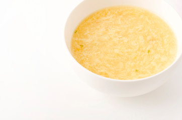 玉子とコーンの中華スープ